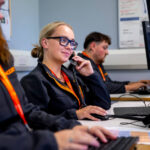 Car dashboard ignition in the UK with warning lights after misfuelling.