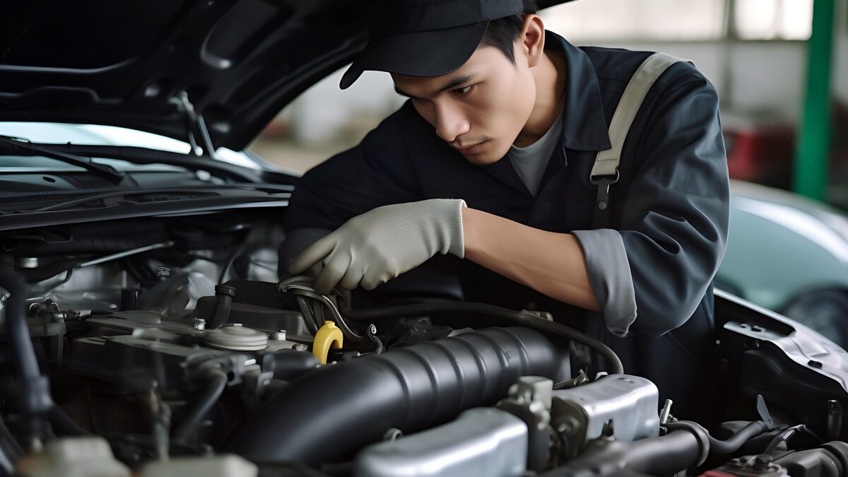 Driver at Kensington petrol station calling for wrong fuel recovery after misfuelling car.