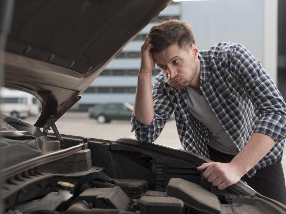 Wrong fuel recovery expert draining a diesel tank in Ealing, West London.