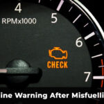engine warning light after misfuelling showing wrong fuel problem in car UK