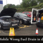 24/7 mobile wrong fuel drain service in the UK fixing petrol in diesel car at roadside