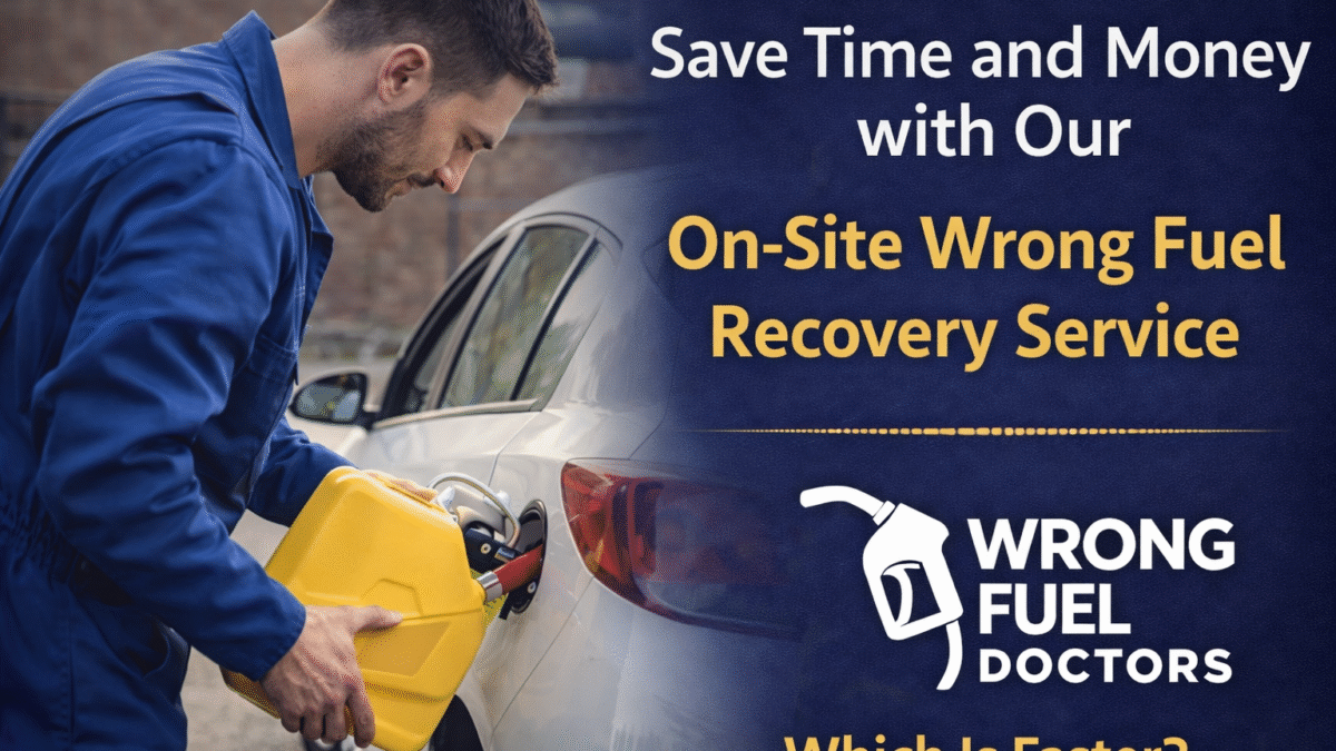 Save Time and Money with Our On-Site Wrong Fuel Recovery Service”